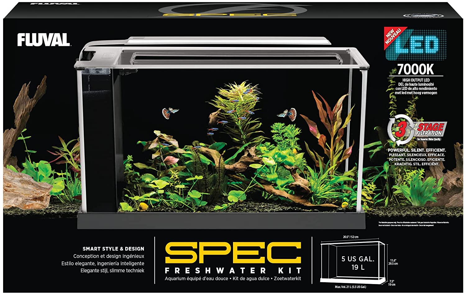 Fluval SPEC Freshwater Aquarium Kit